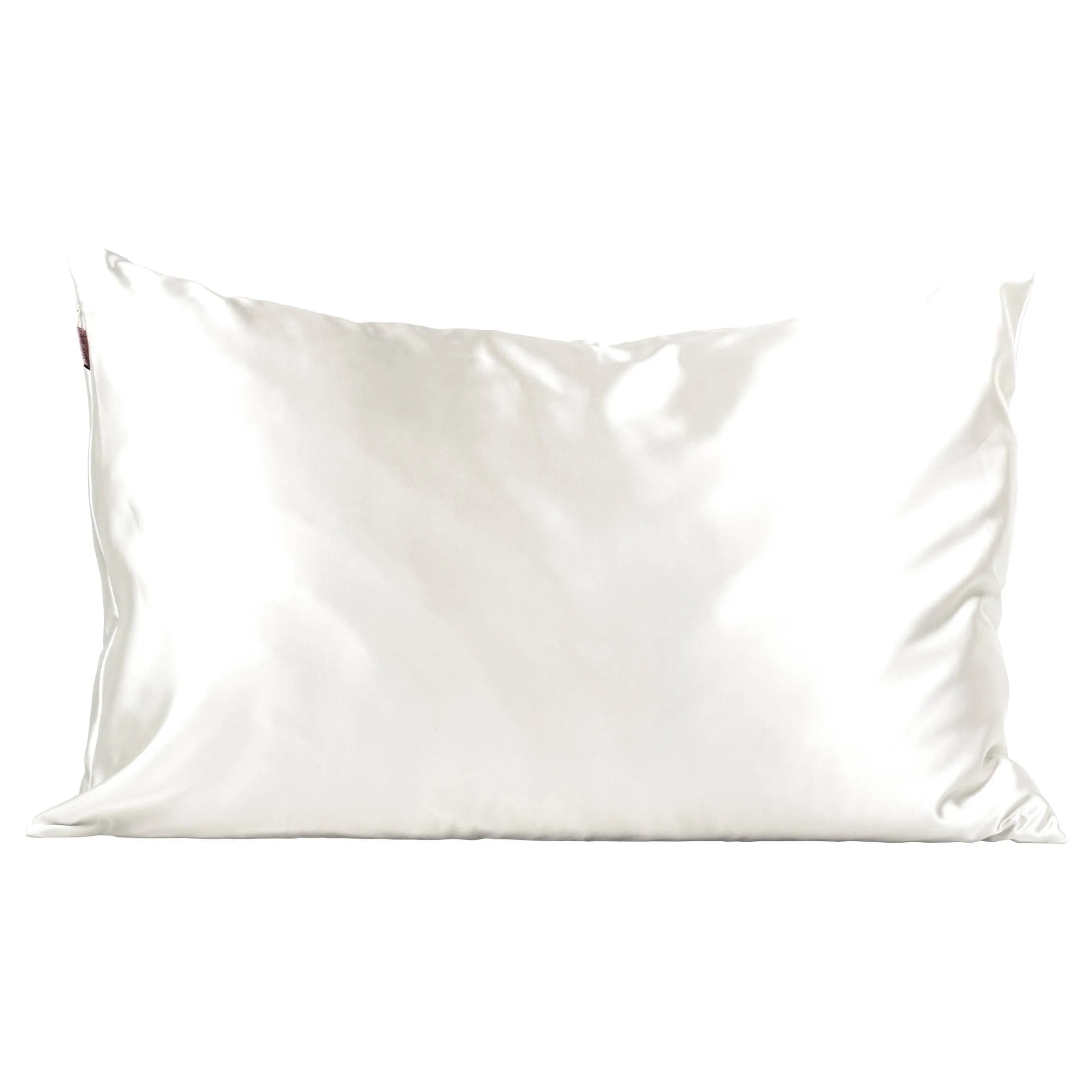 Ivory Satin Pillowcase- King