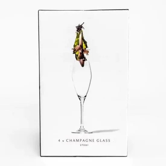 Jan Champagne Glass 300ml Set Of 4 JH000033