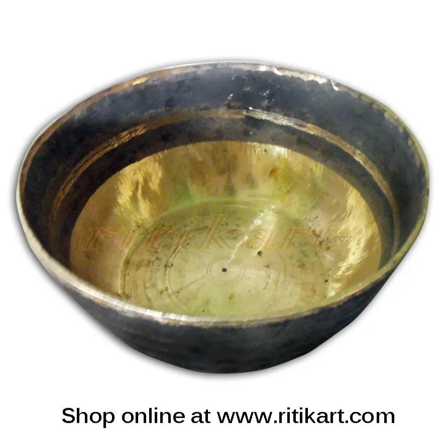Kansa-Bronze Utensils Bowl from Balakati, Odisha Serving Bowl