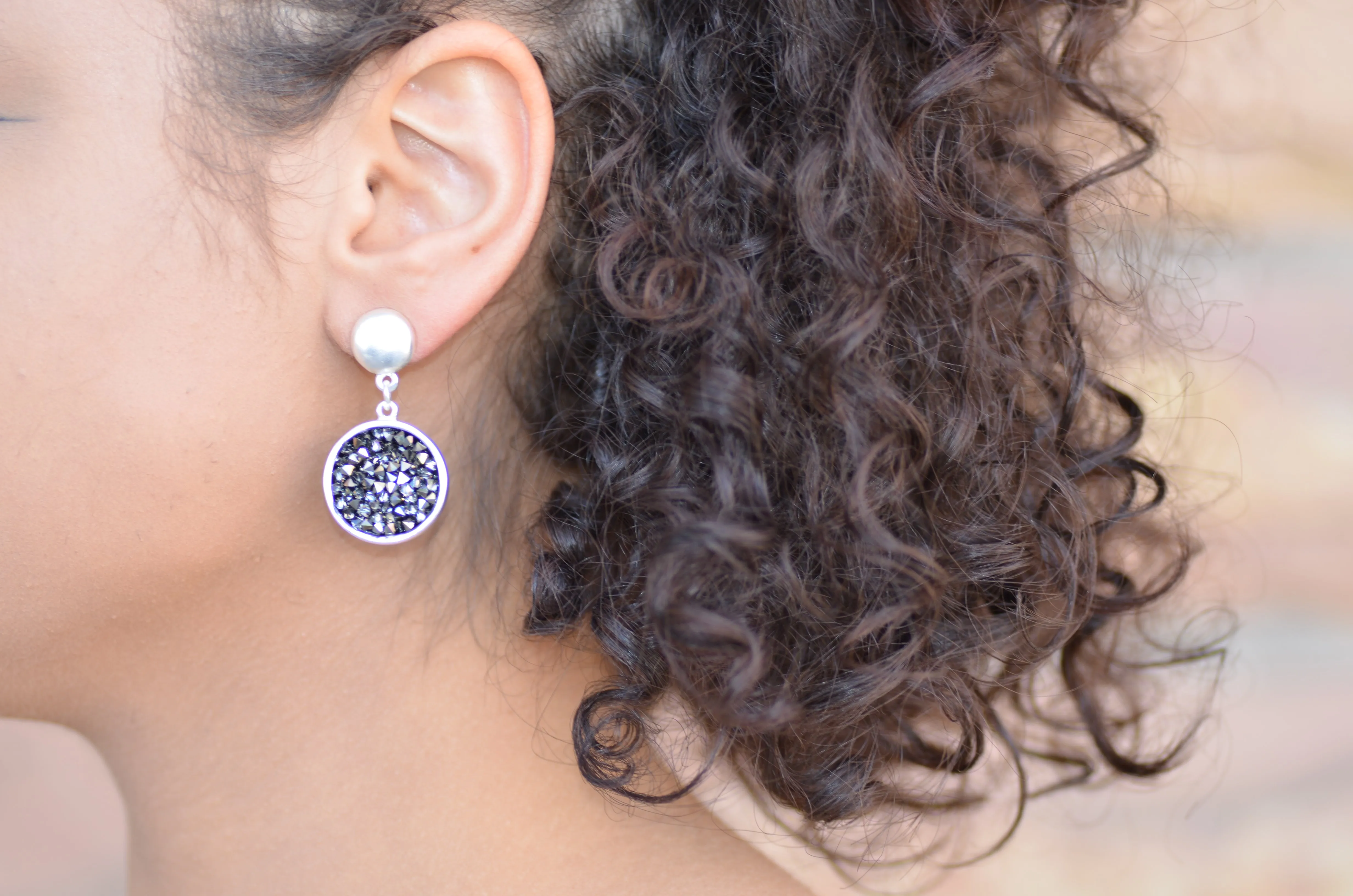 Karine Sultan Louna Drop Earrings