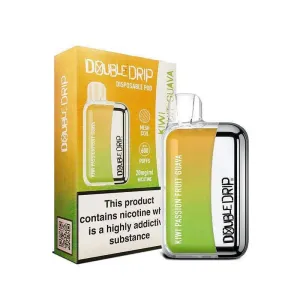 KIWI PASSION FRUIT GUAVA - DOUBLE DRIP DISPOSABLE VAPE