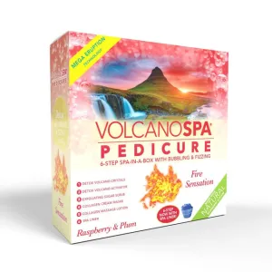LaPalm Volcano Spa Pedicure Kit - Fire Sensation - Raspberry