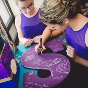 Large Monogram Guestbook Letter