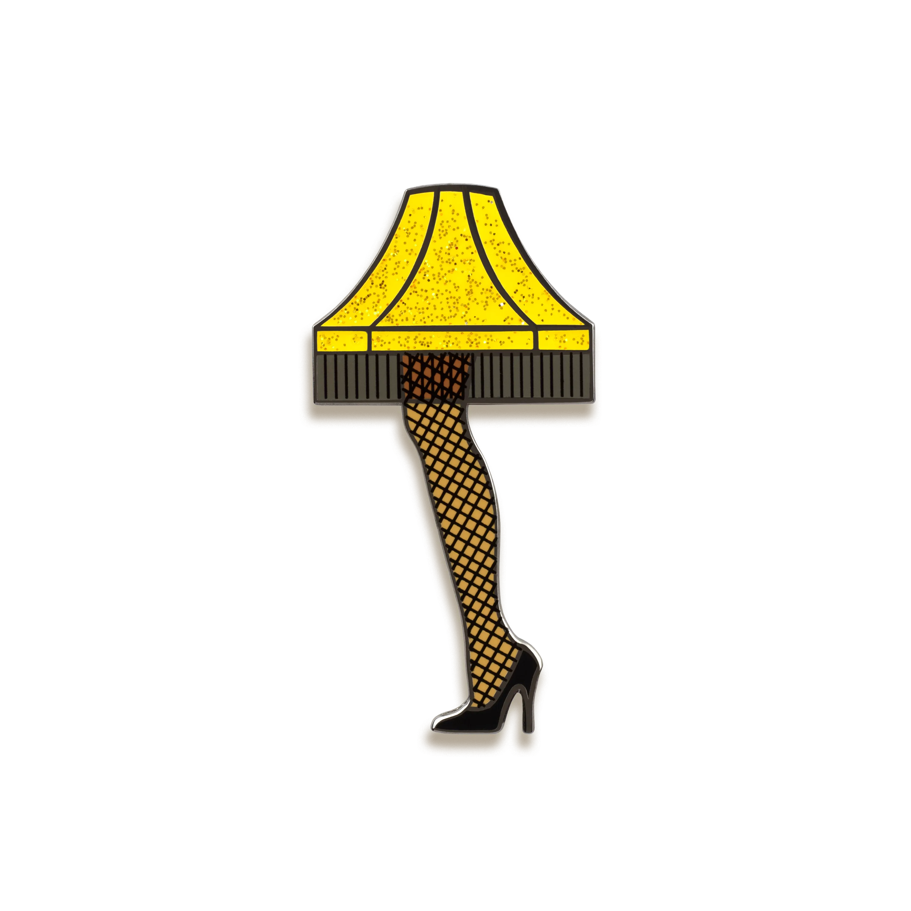 Leg Lamp Enamel Pin by Crumby Pins