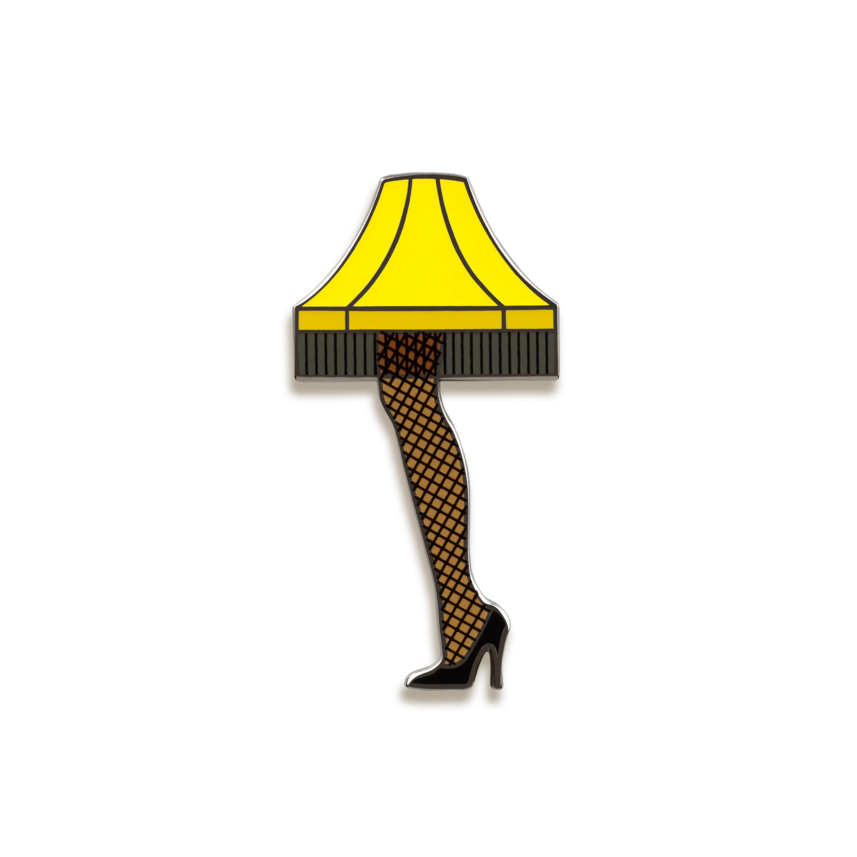 Leg Lamp Enamel Pin by Crumby Pins