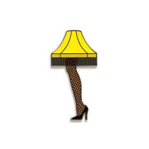 Leg Lamp Enamel Pin by Crumby Pins