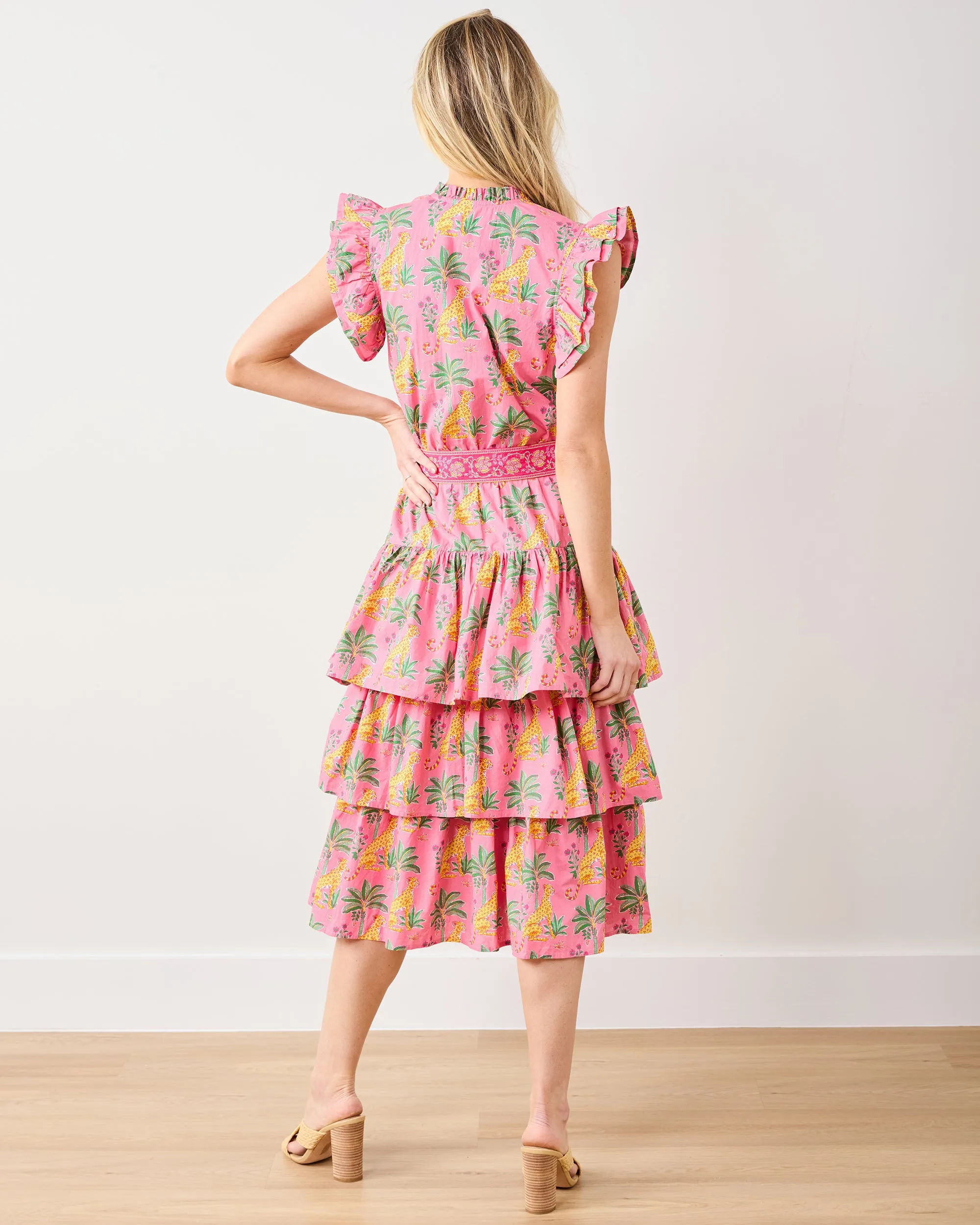 Leopard Mirage - At Ease Dress - Pink Palace