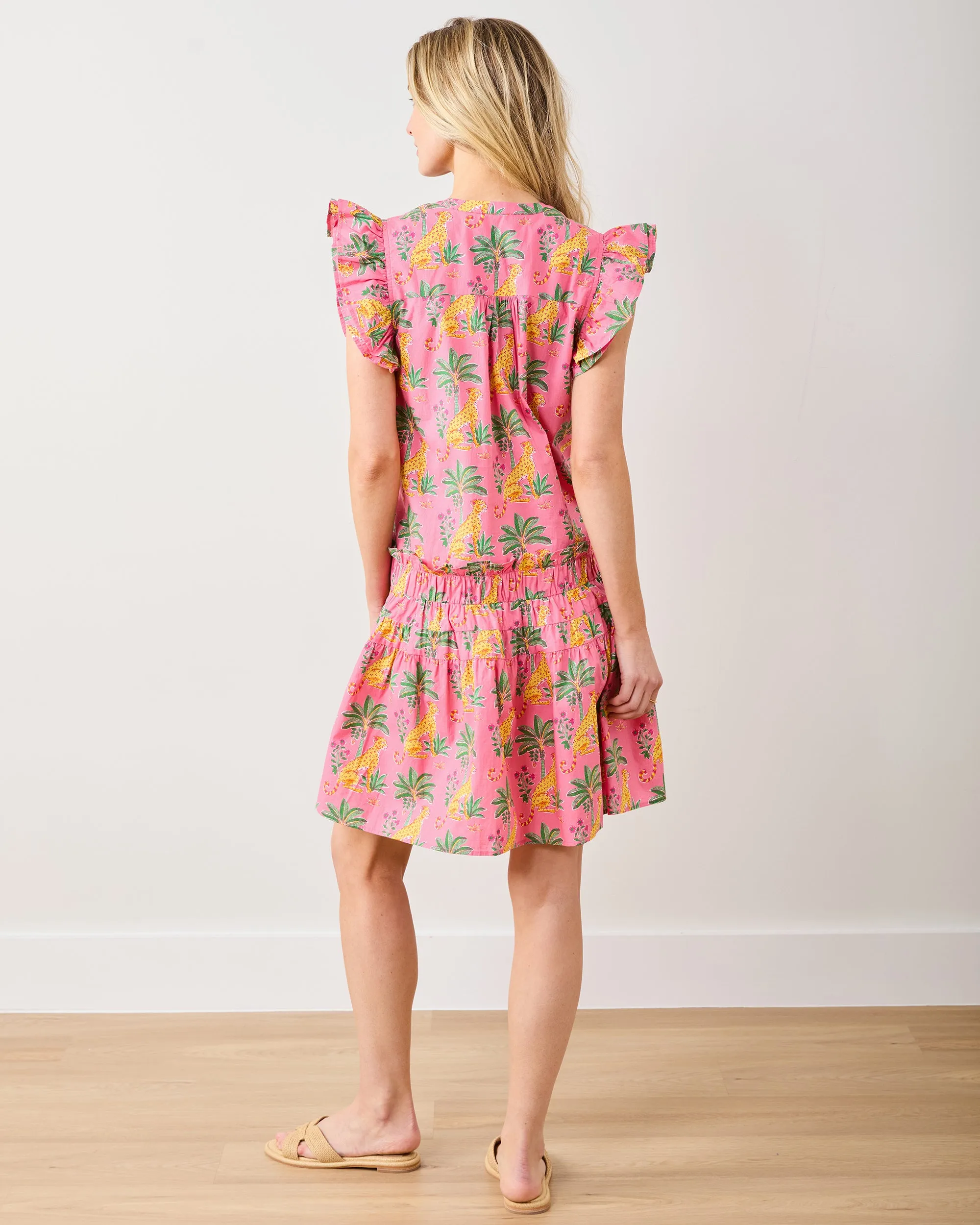 Leopard Mirage - Katie Dress - Pink Palace