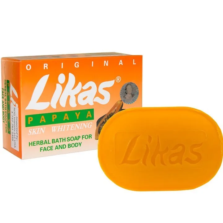 Likas Papaya Skin Whitening Herbal Bath Soap 135g