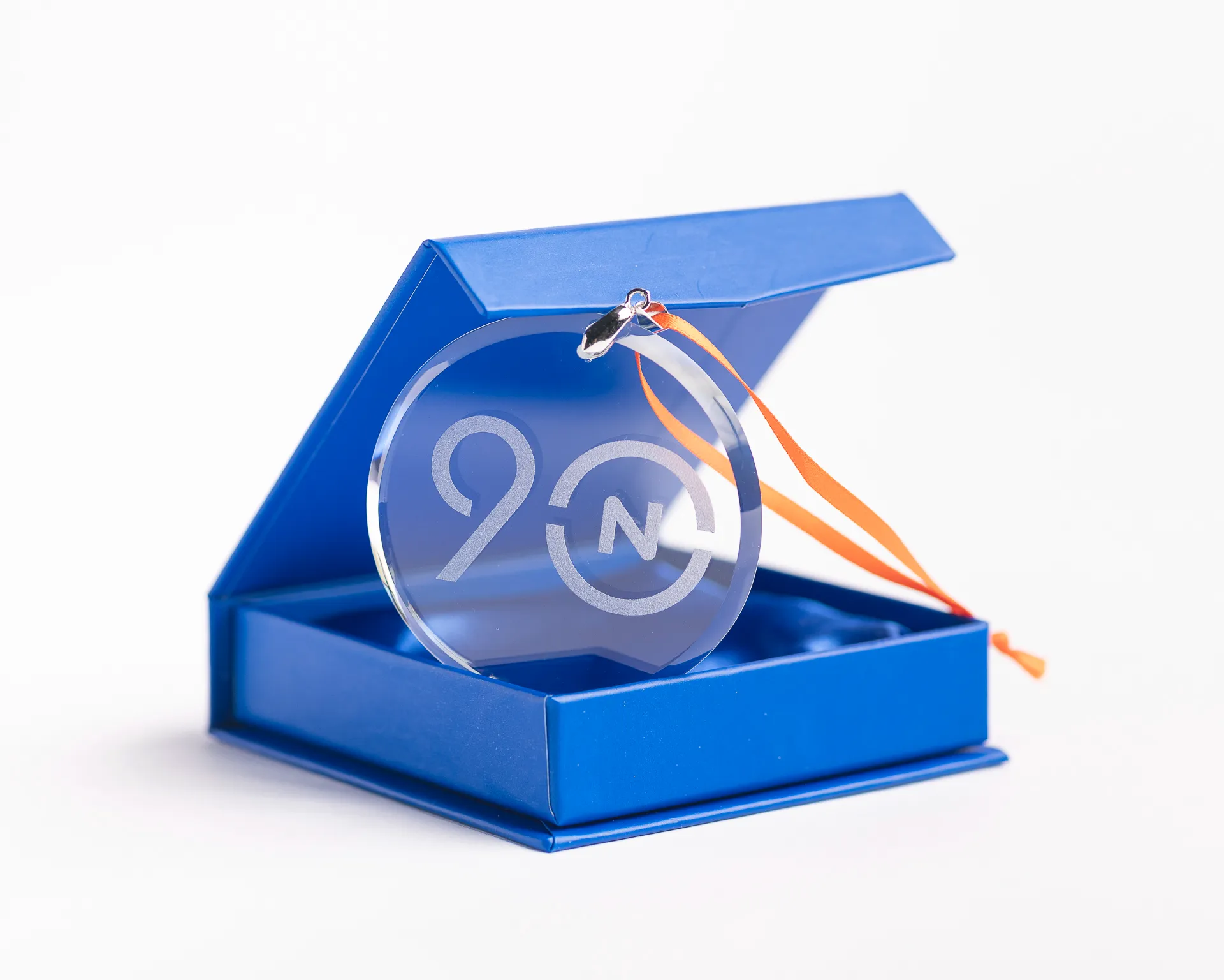 Limited-edition 90th Optic Crystal Ornament