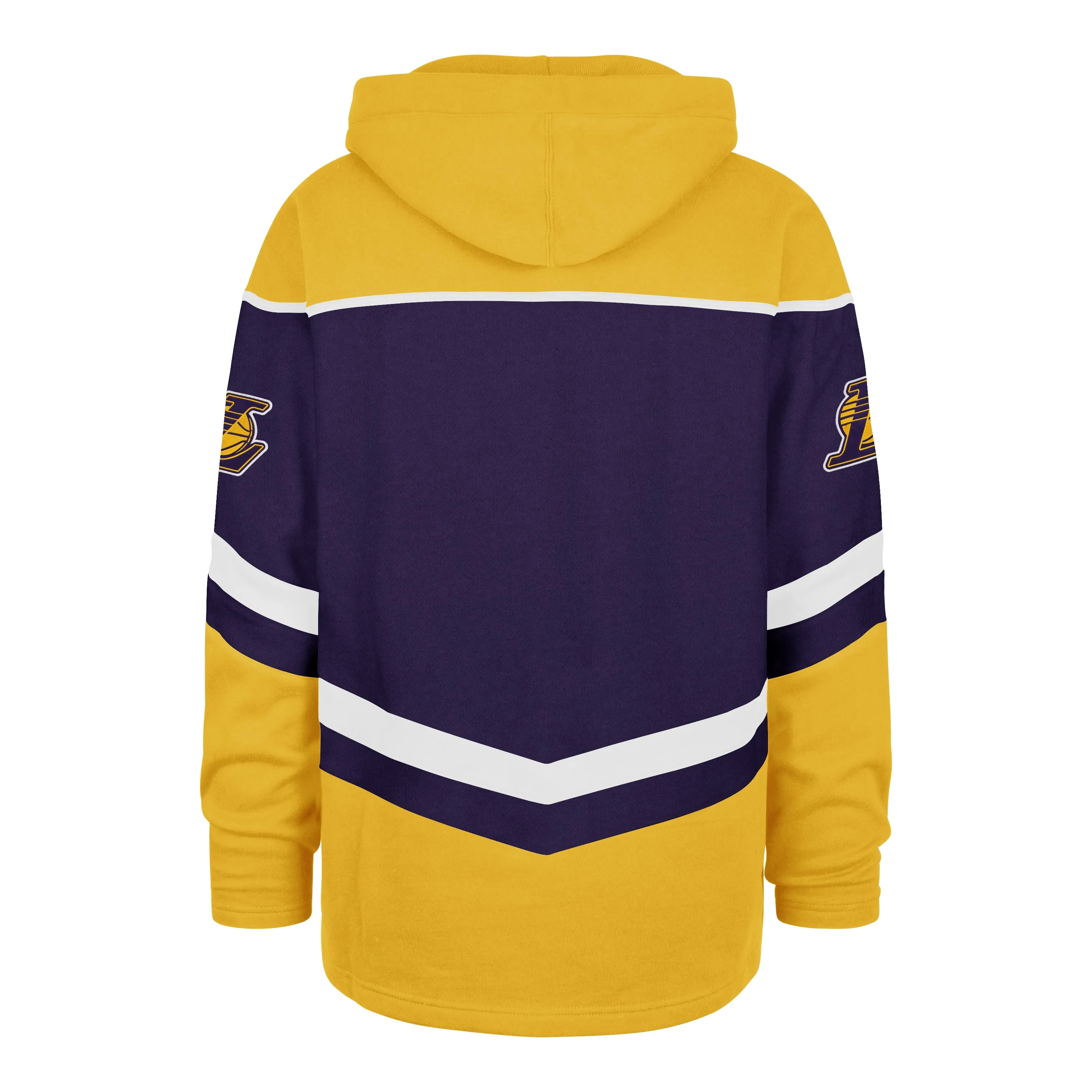 LOS ANGELES LAKERS TRI SATIN '47 LAYUP LACER HOOD