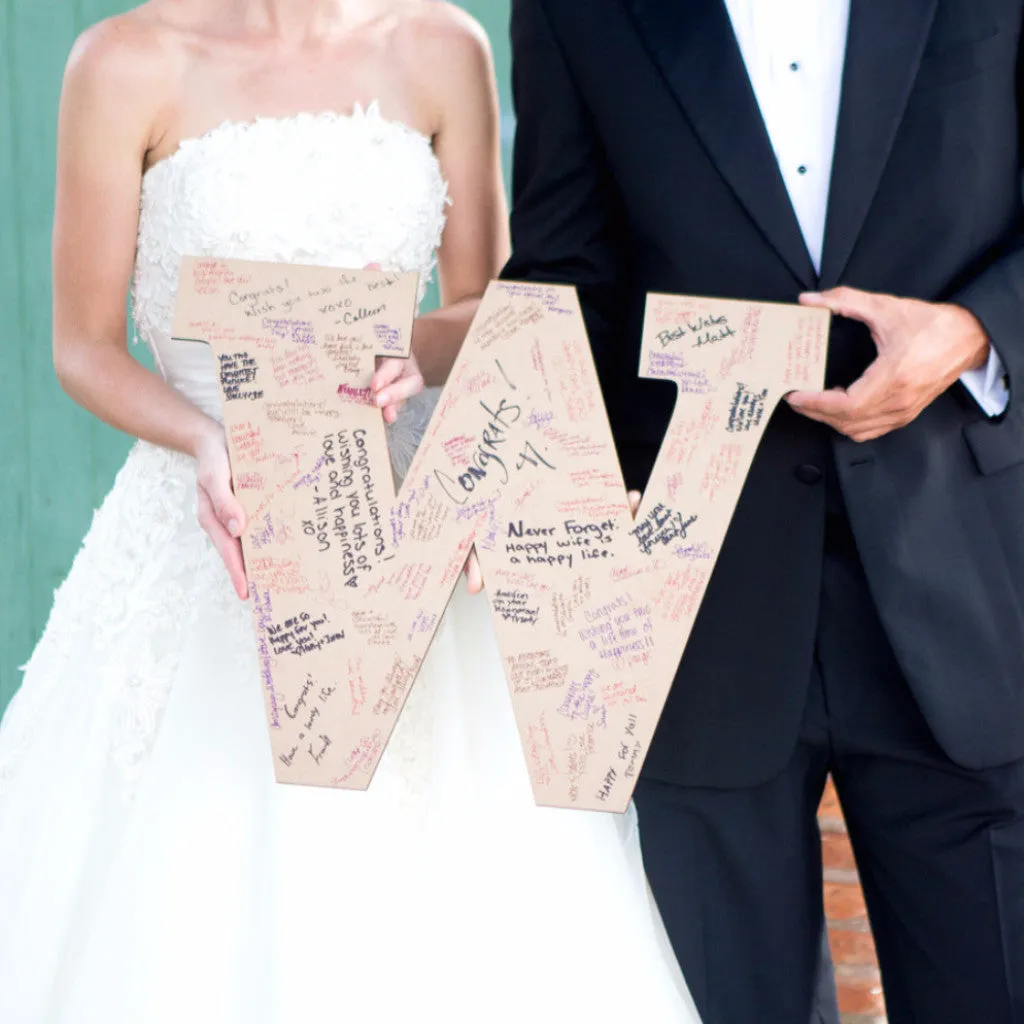 Medium Monogram Guestbook Letter