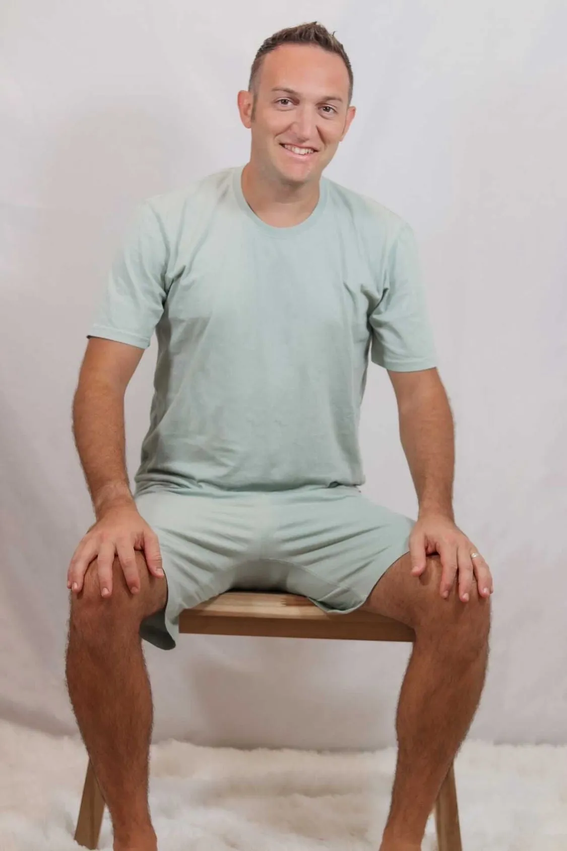 Men's Soft Organic Cotton Short Sleeve Crew Tee | Midnight