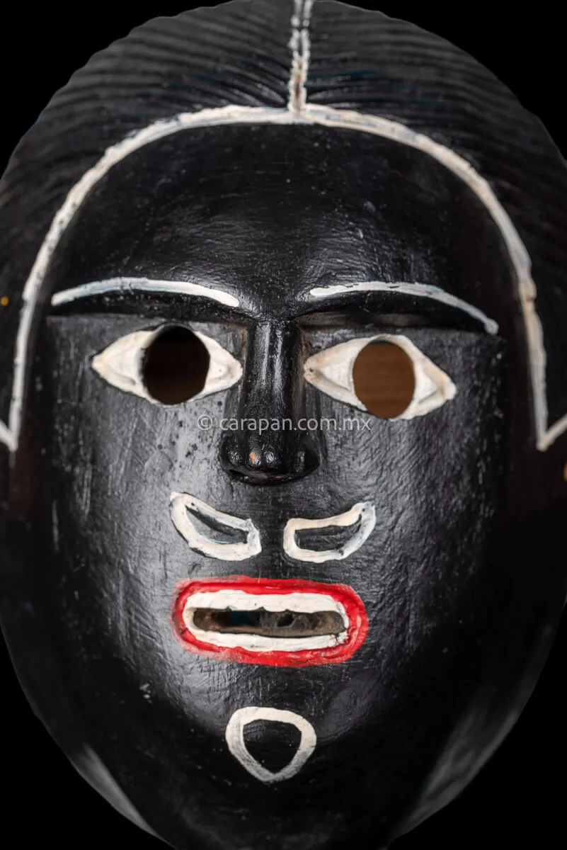 Mexican Black Mask Male Character