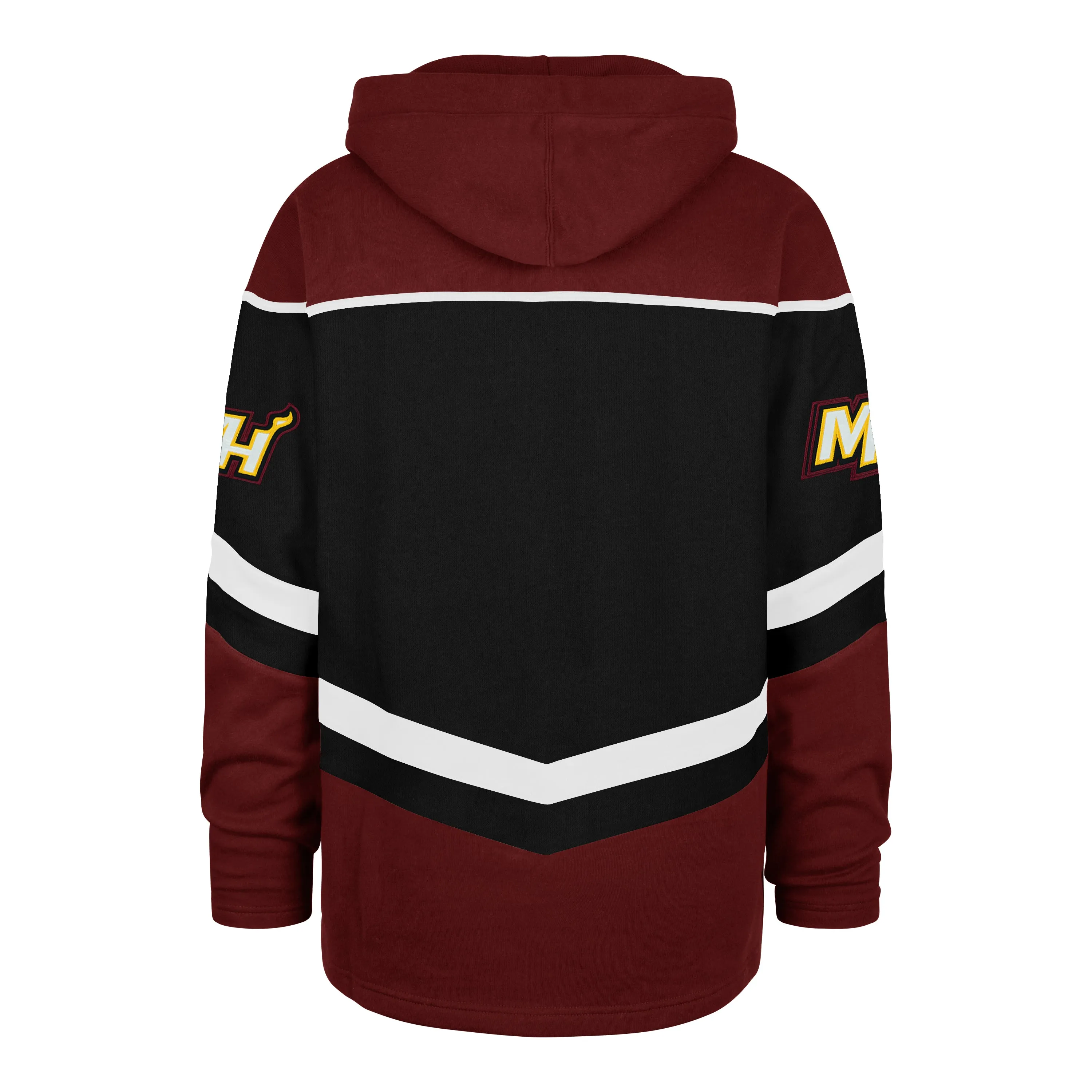 MIAMI HEAT TRI SATIN '47 LAYUP LACER HOOD
