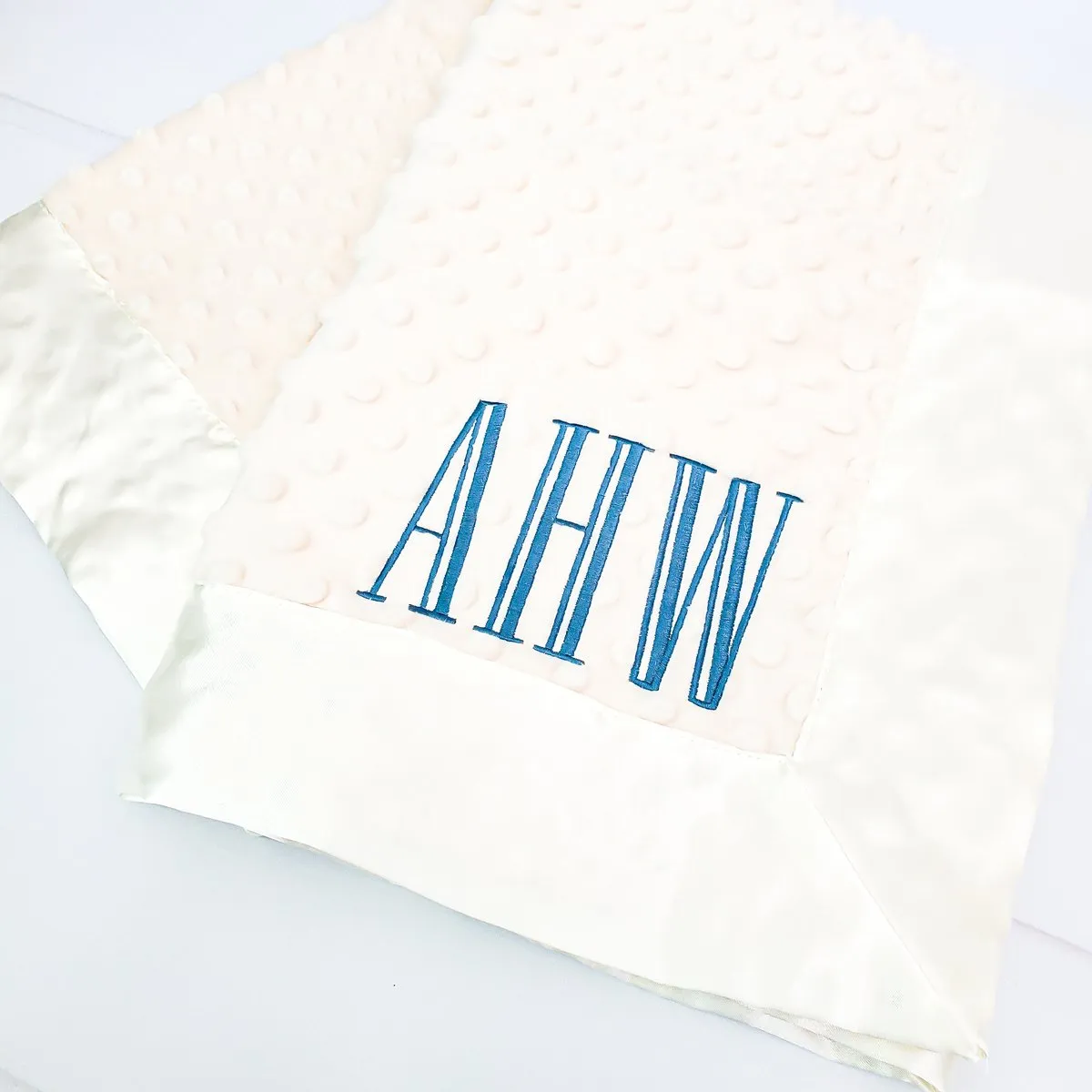 Minky Satin Baby Blanket - 4 Colors