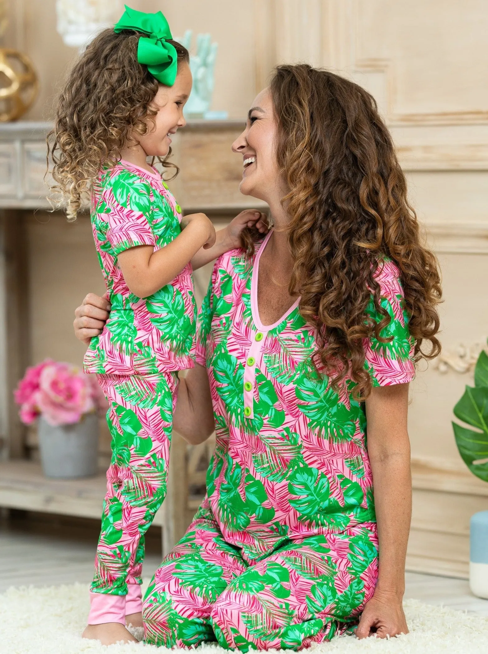 Mommy and Me Bahama Breeze Pajama Set
