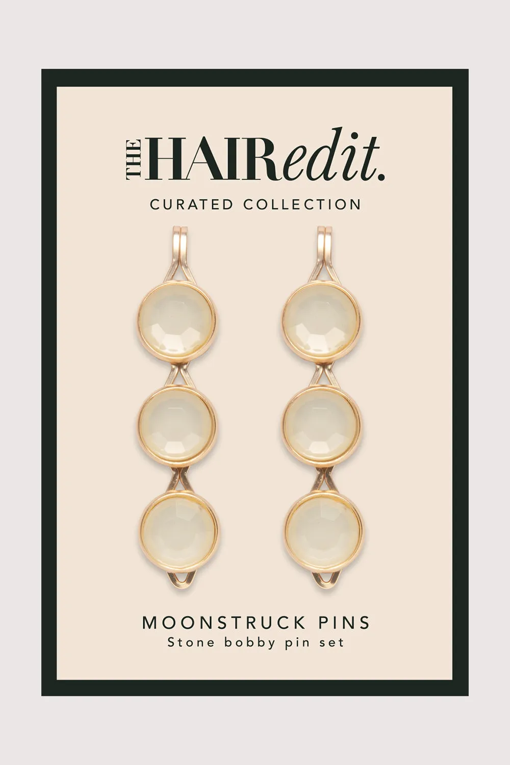 Moonstruck Stone Bobby Pins Set