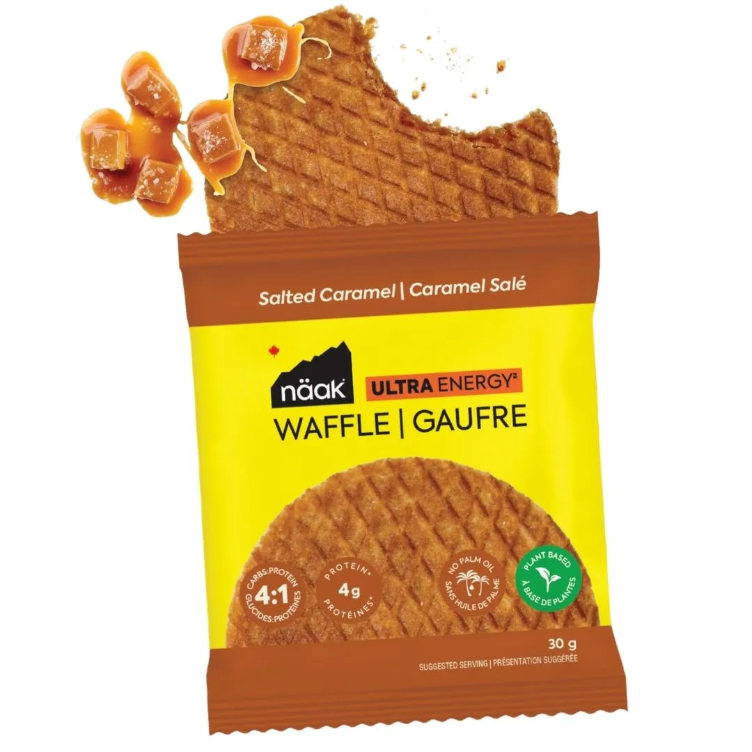 NAAK Ultra Energy Waffle - Salted Caramel (4pk)