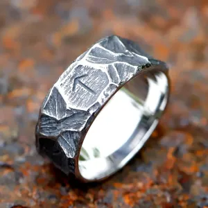 Nordic Rune Steel Ring