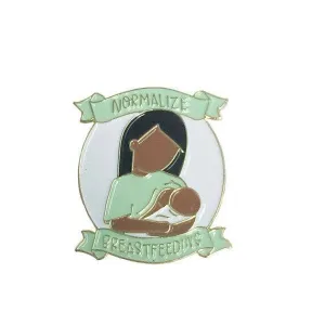 Normalize Breastfeeding Enamel Pin #1