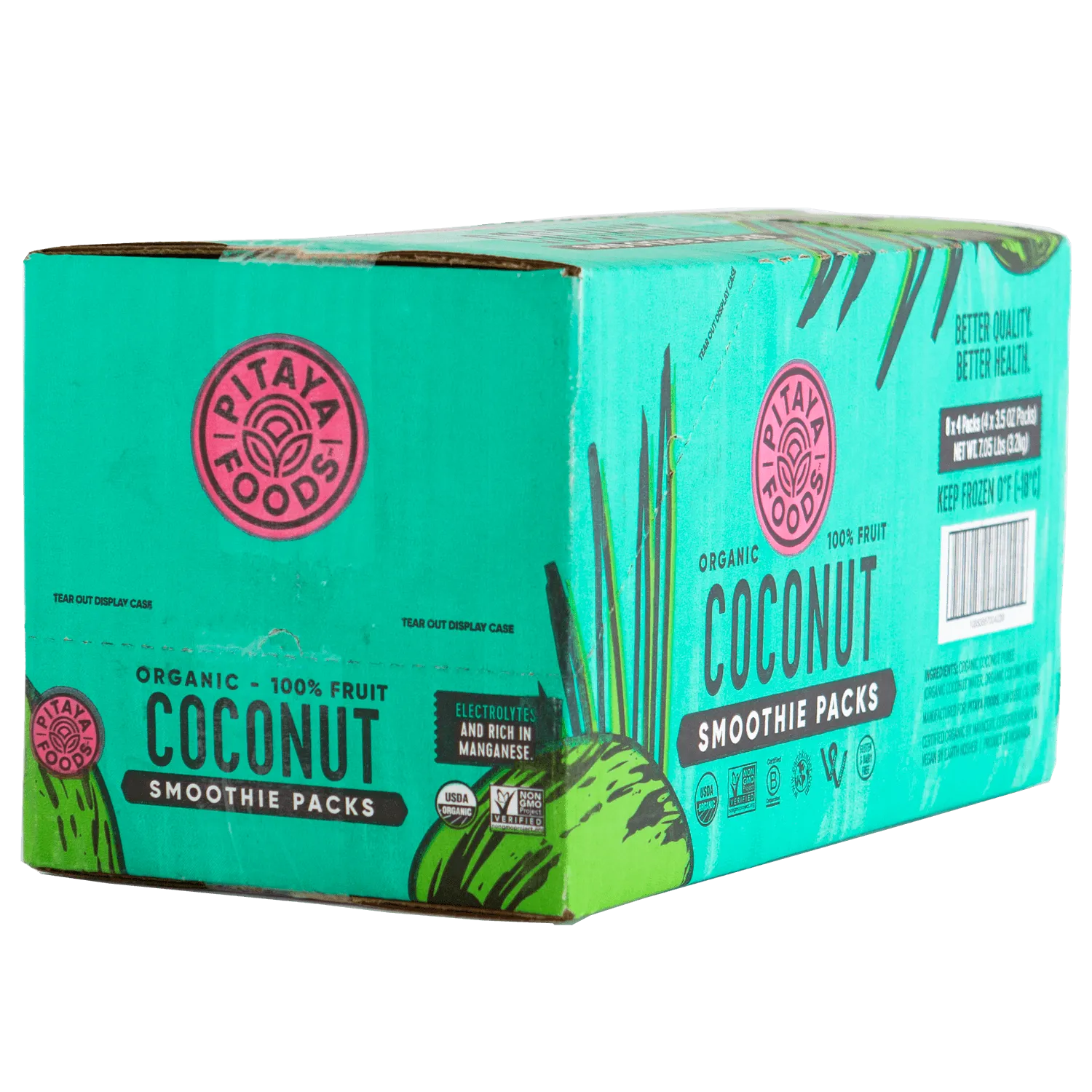 Organic Coconut Smoothie Packs Case