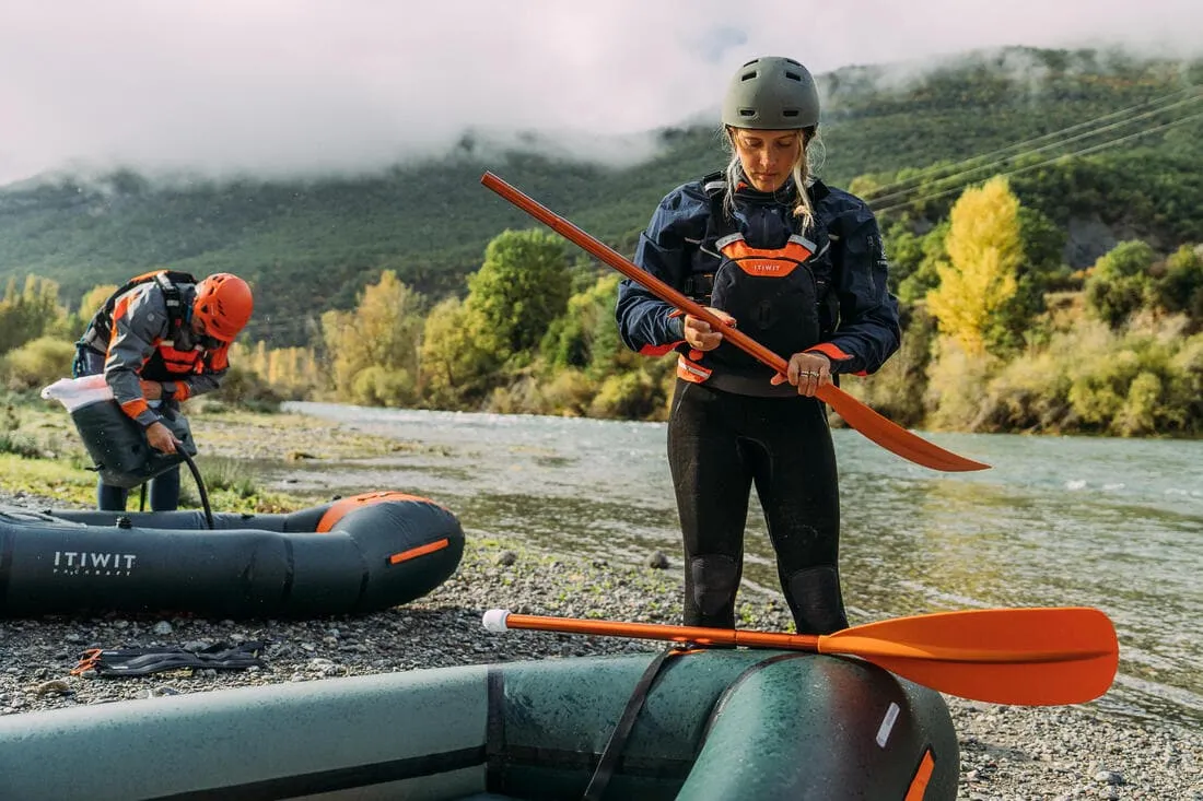 Pagaie de kayak/packraft symétrique démontable réglable 4 parties 205-2015cm