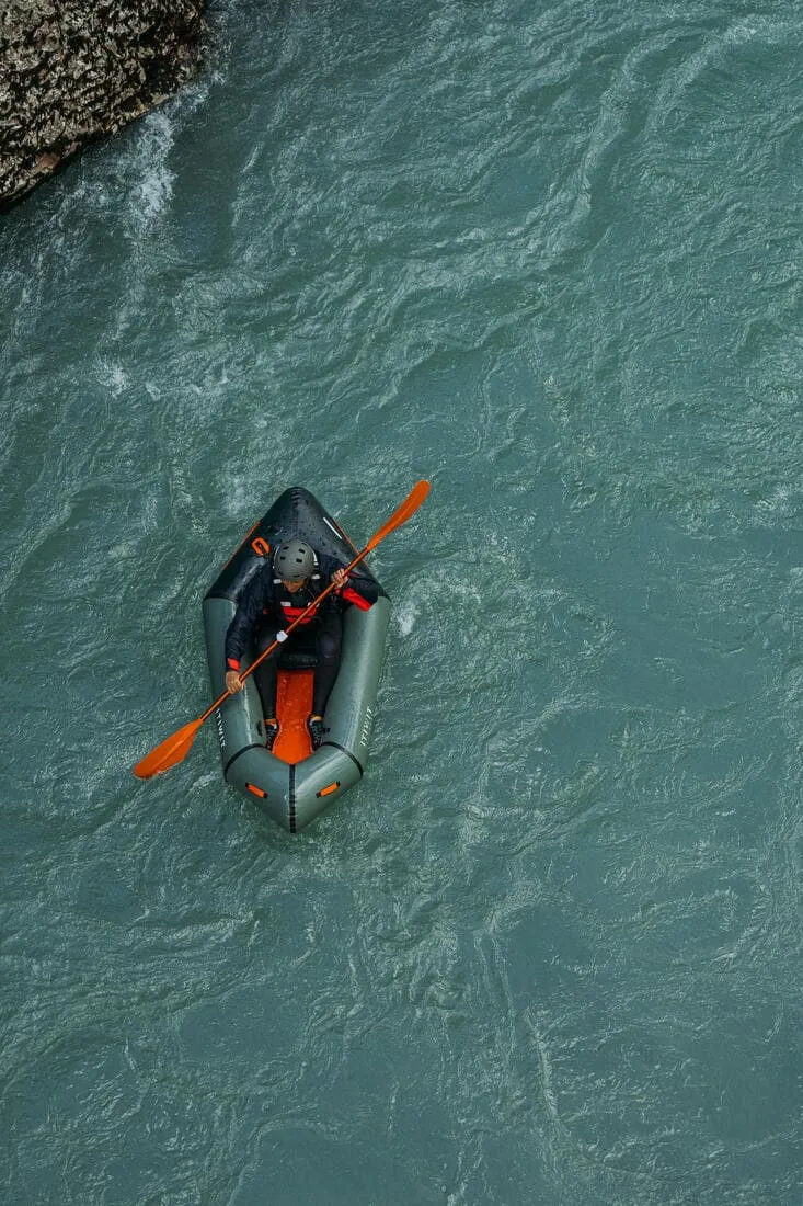 Pagaie de kayak/packraft symétrique démontable réglable 4 parties 205-2015cm