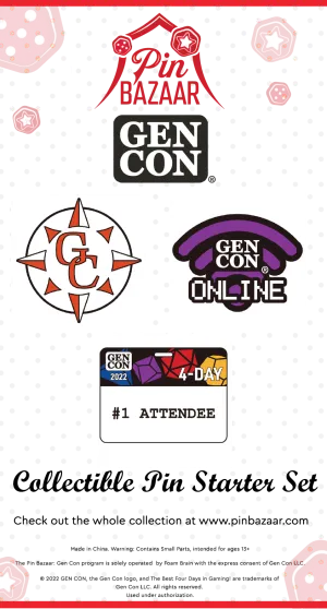 Pin Bazaar: Gen Con 2022 Starter Set