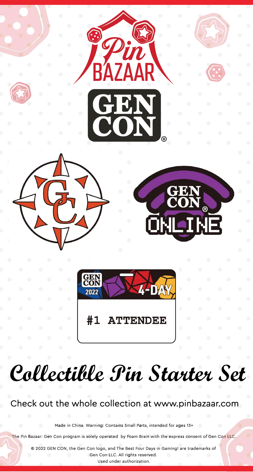 Pin Bazaar: Gen Con 2022 Starter Set