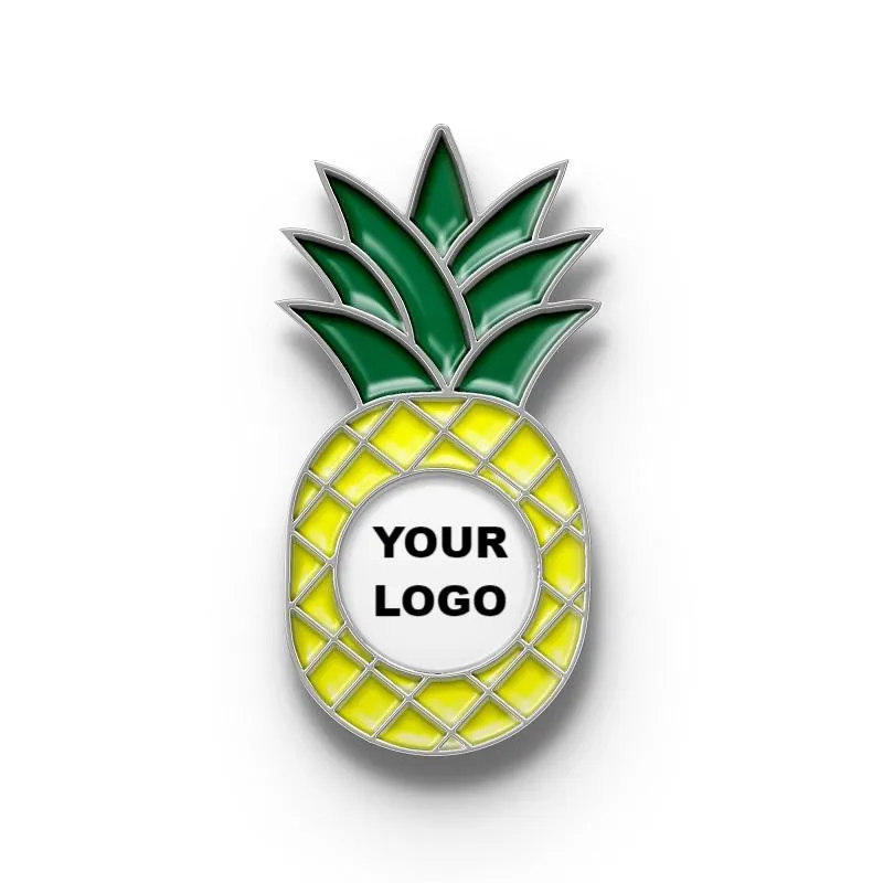 Pineapple Pin with Custom Logo