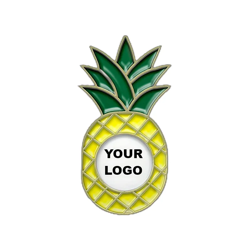 Pineapple Pin with Custom Logo