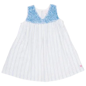 Pink Chicken Girls Courtney Dress - Riviera Stripe