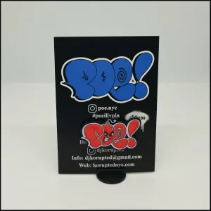 Poe Illy Throwie - Enamel Pin