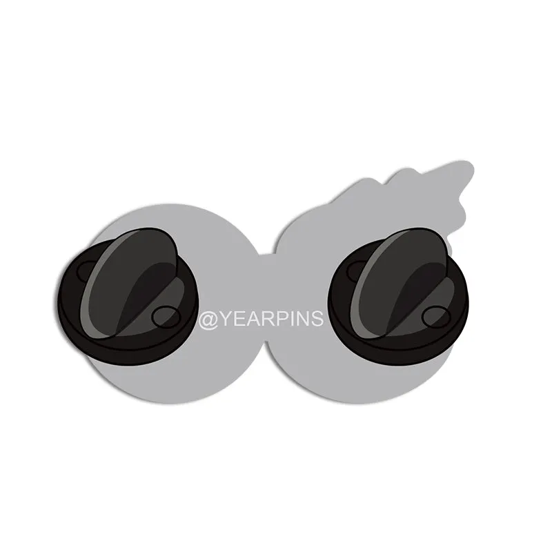 Poppy Pin with Custom Right Round Logo