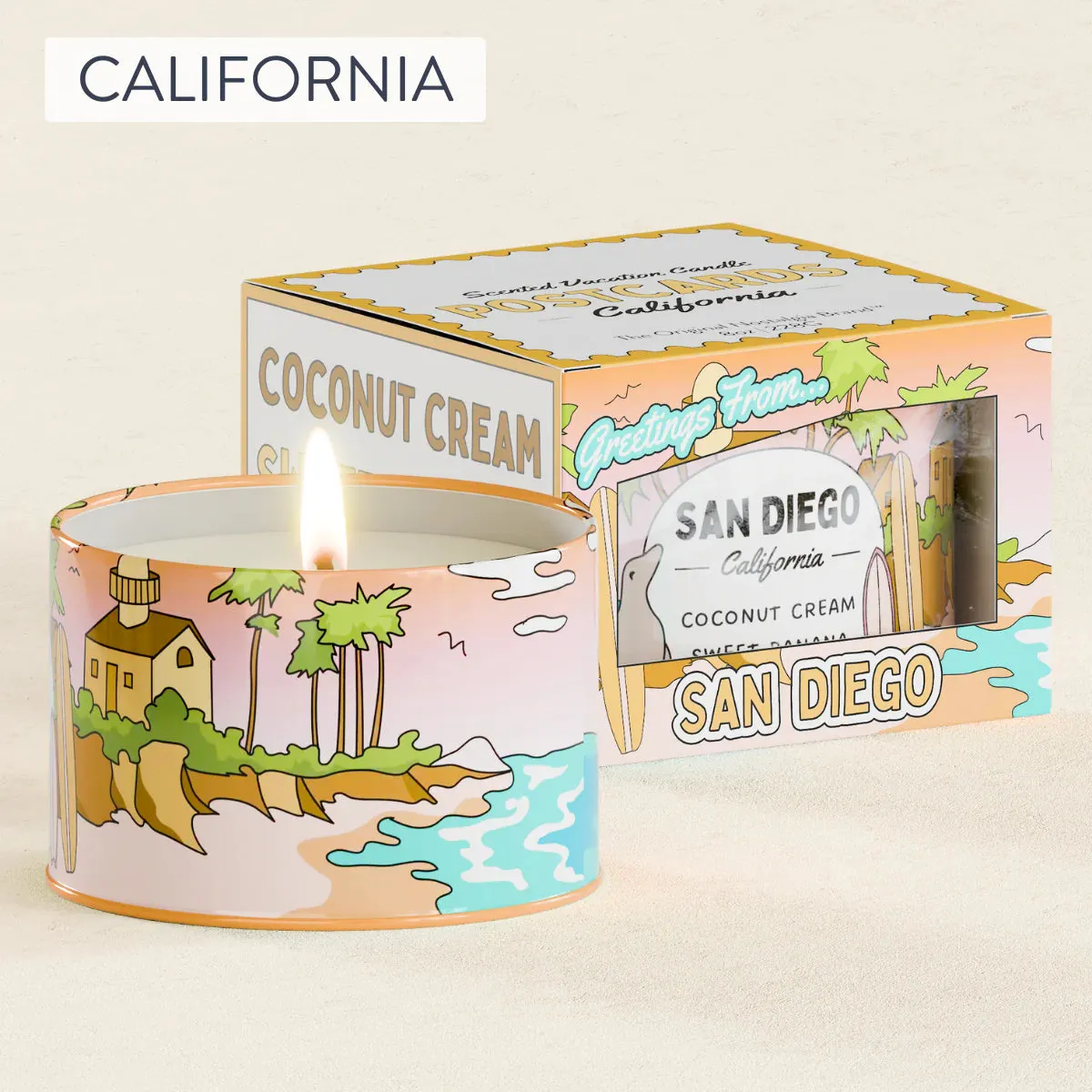 Postcards Tropical Candles