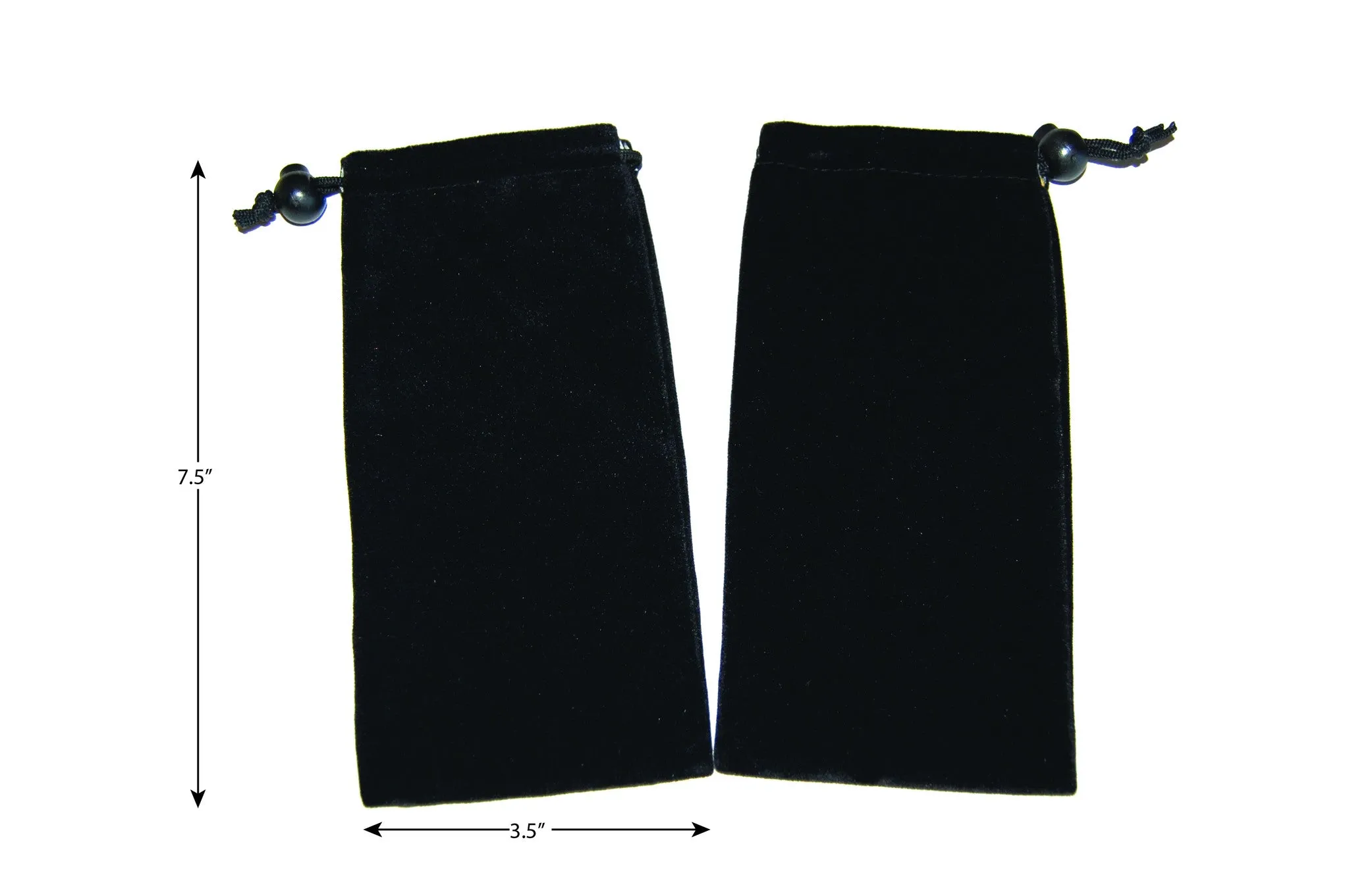 Premium Soft Sunglasses Case - 2 Pack - Thick Sofa Velvet with Silky Satin Lining