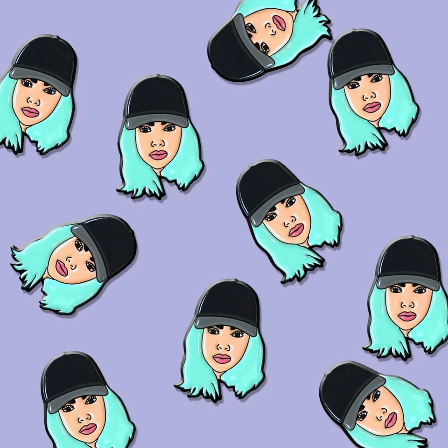 "King Kylie" Lapel Pin