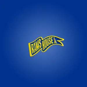 Rams House Pennant Flag Pin