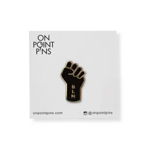 Resist Raised Fist BLM Lapel Enamel Pin