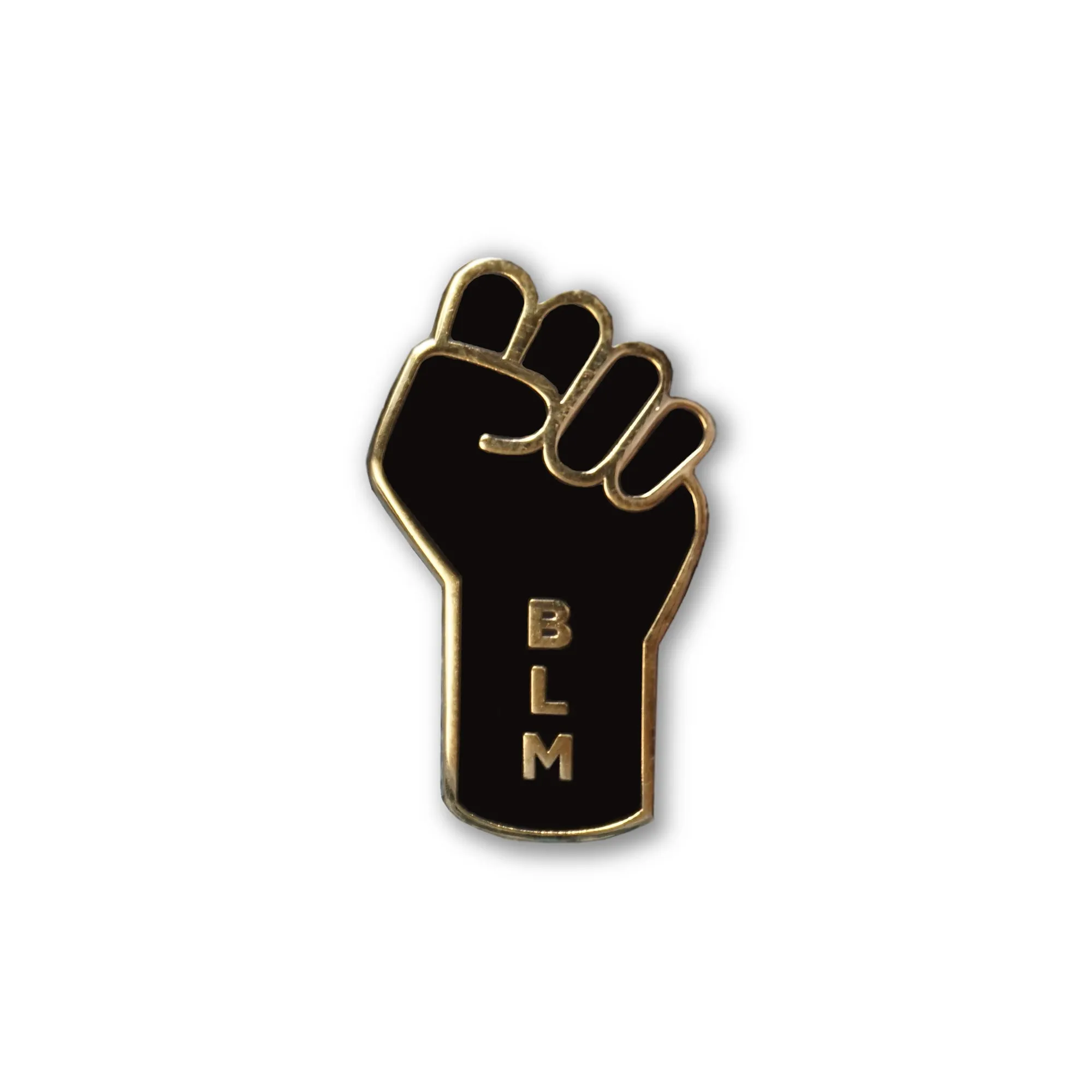 Resist Raised Fist BLM Lapel Enamel Pin
