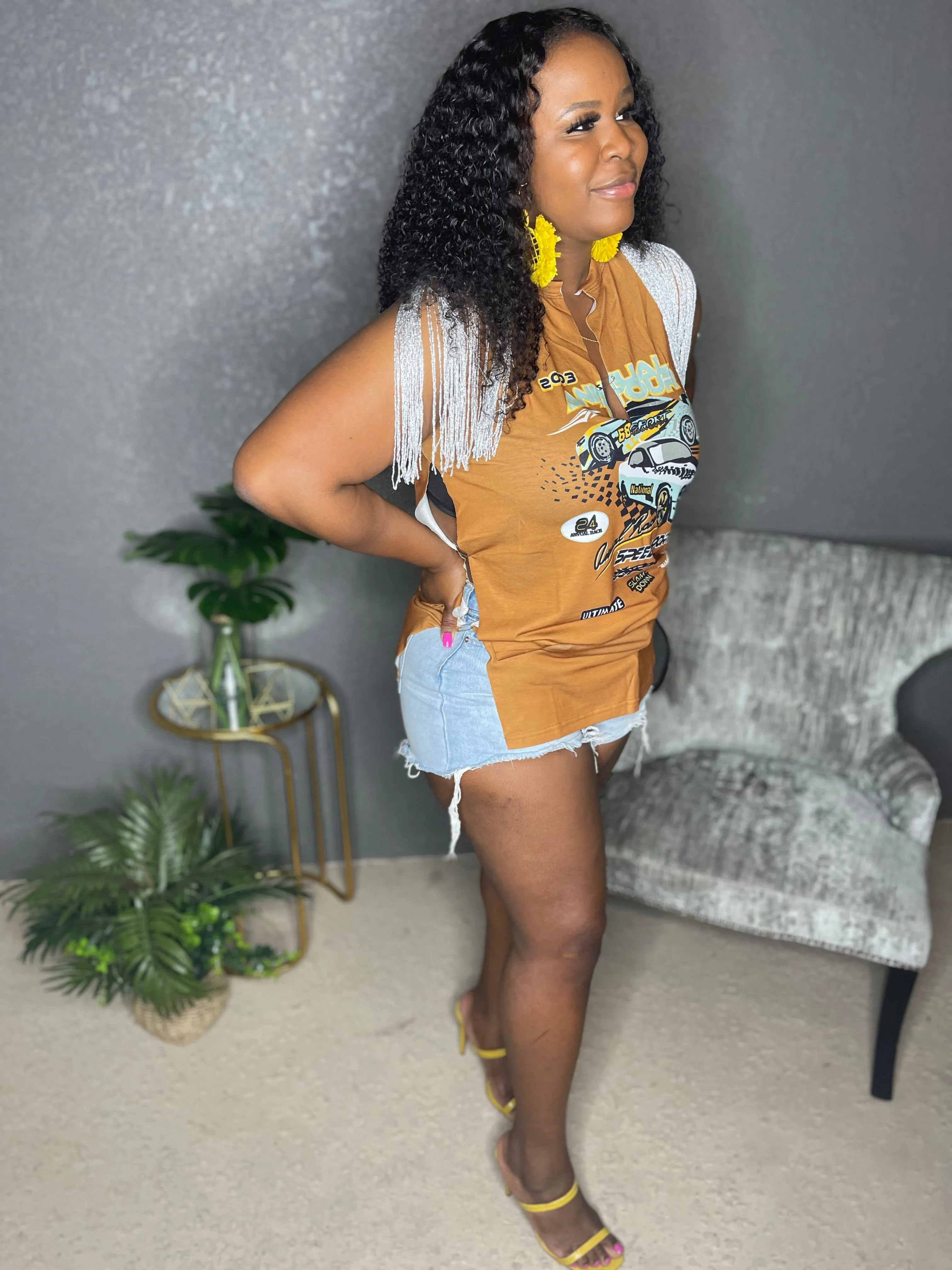 Rocker Babe T-shirt Dress