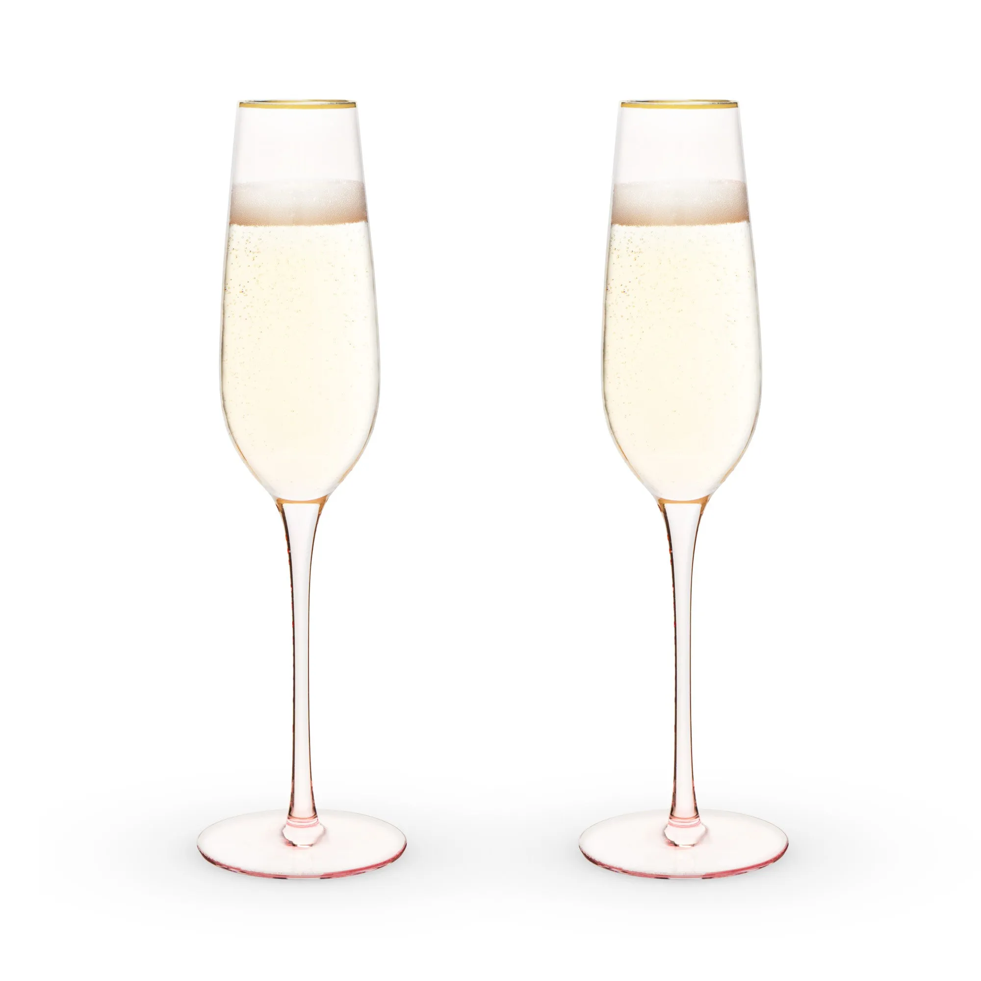 ROSE CRYSTAL CHAMPAGNE FLUTE