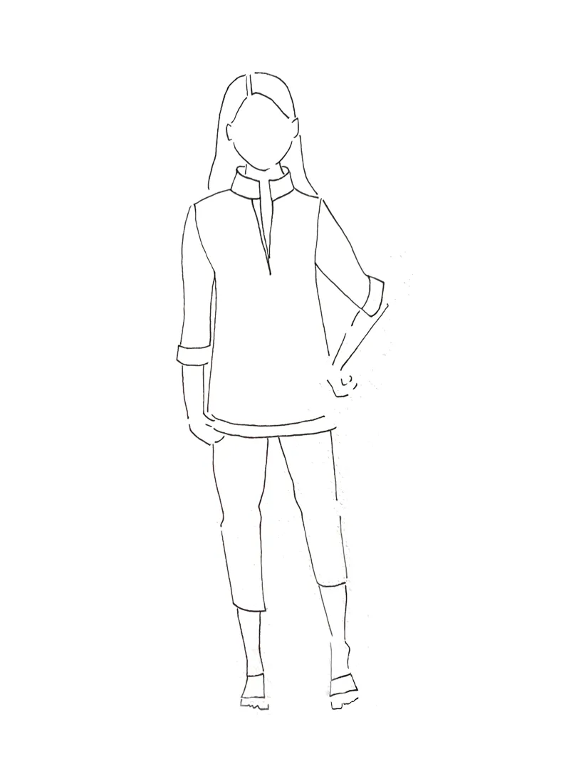 Ruth Tunic-Island Escape Collection