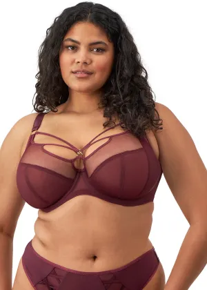 Sachi UW Plunge Bra In Cabernet - Elomi