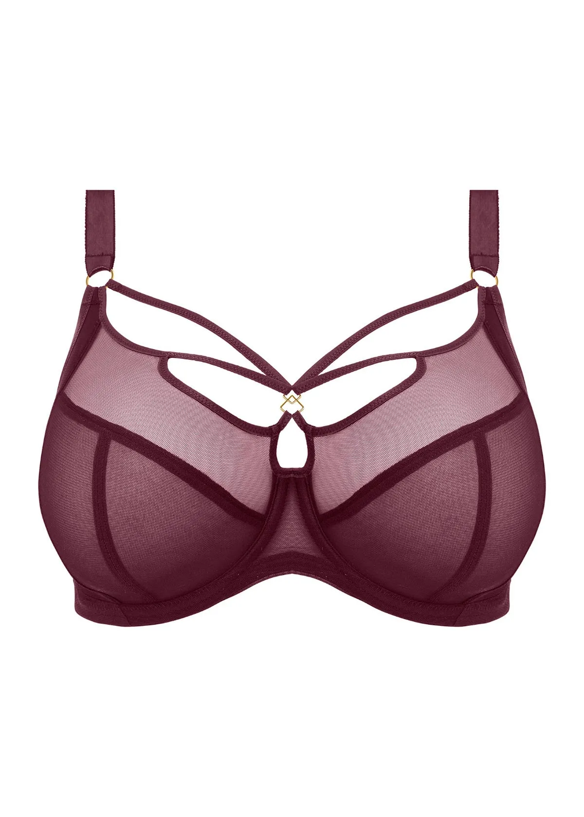 Sachi UW Plunge Bra In Cabernet - Elomi