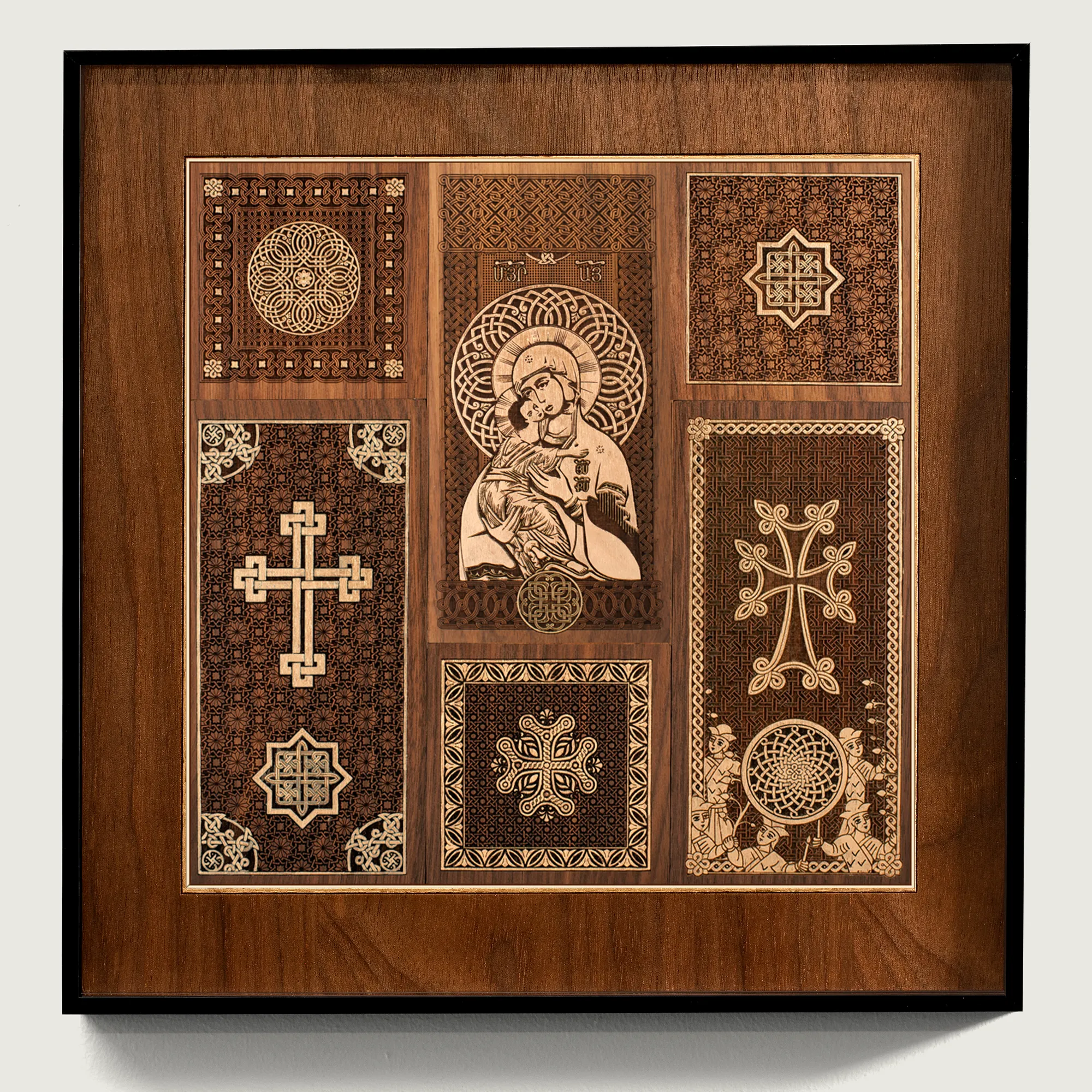 Saint Mariam With Crosses
