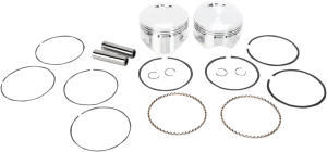 S&S Cycle 92-1410 Forged Piston Kit for 113ci. Motor - Standard Bore 4in.