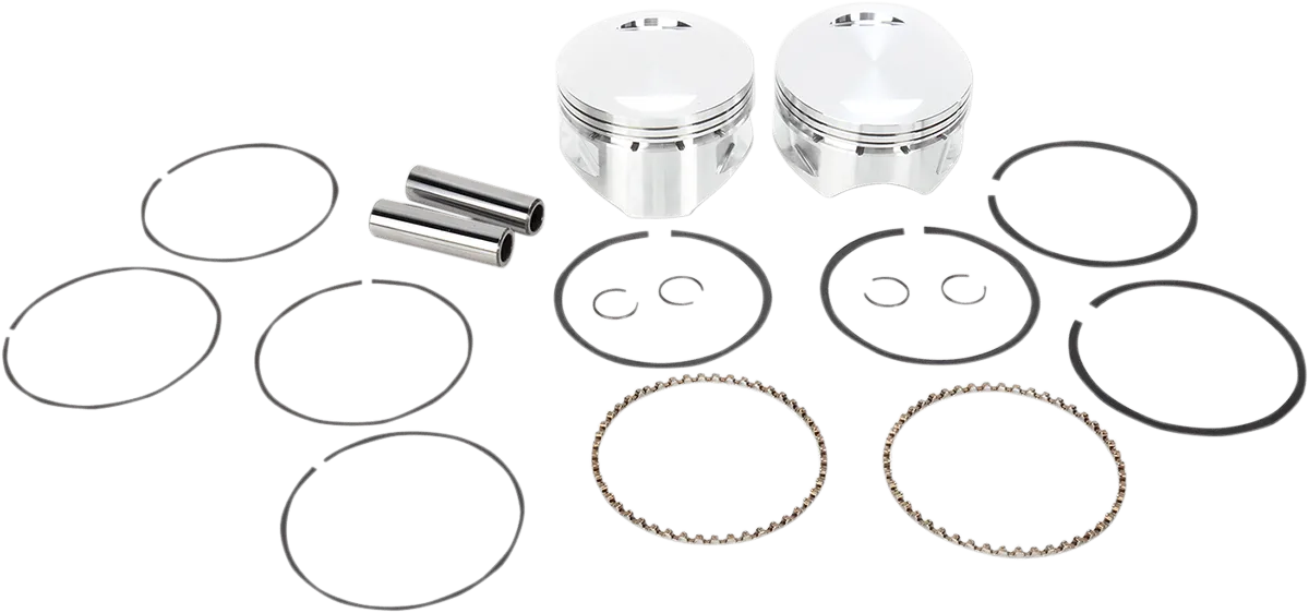 S&S Cycle 92-1410 Forged Piston Kit for 113ci. Motor - Standard Bore 4in.