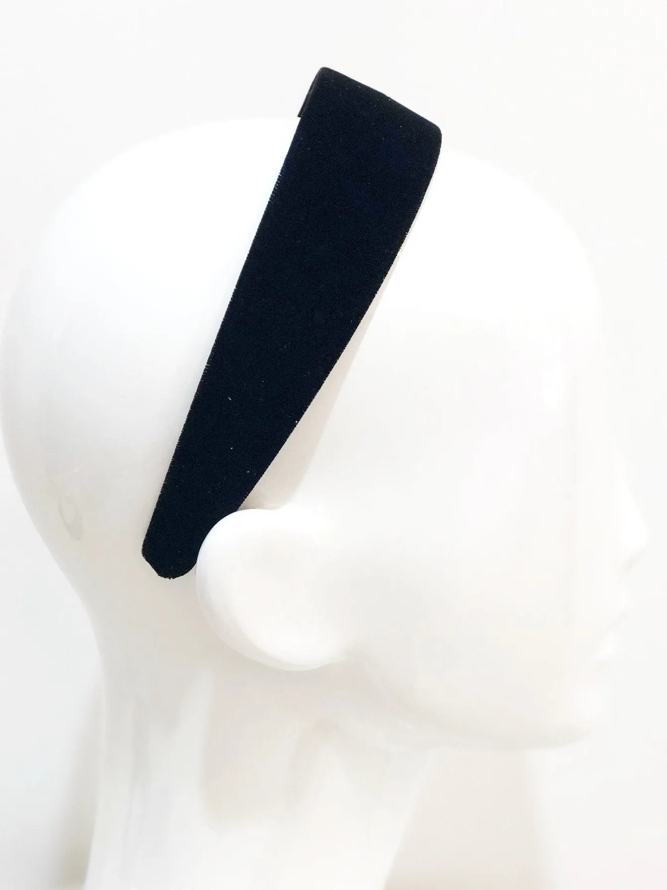 Satin 4 cm Flat Gold Headband